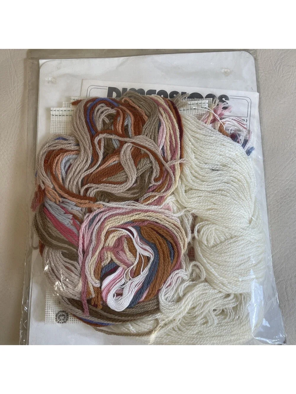 Vtg Dimensions Needlepoint Shell Collection 2280
